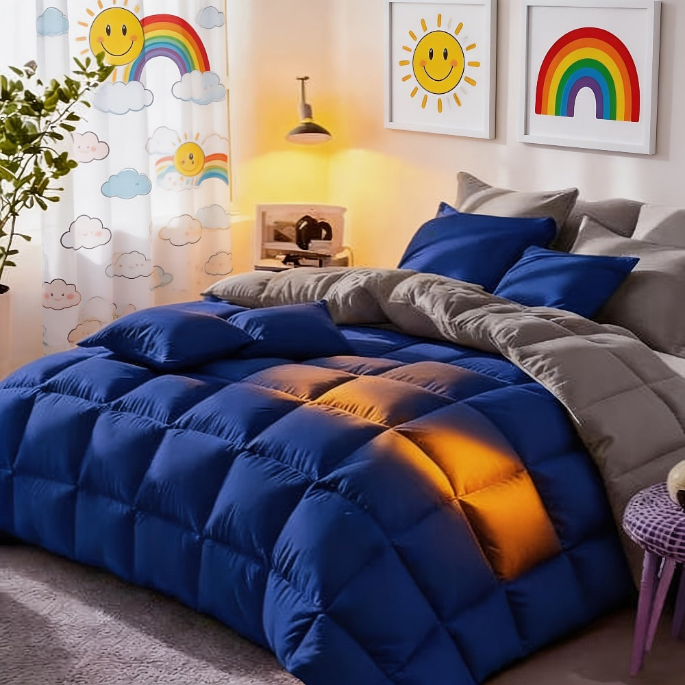 Bed in a Bag Full Queen and King Comforter Set in Soft Satin-Like Fabric (7 Piece)