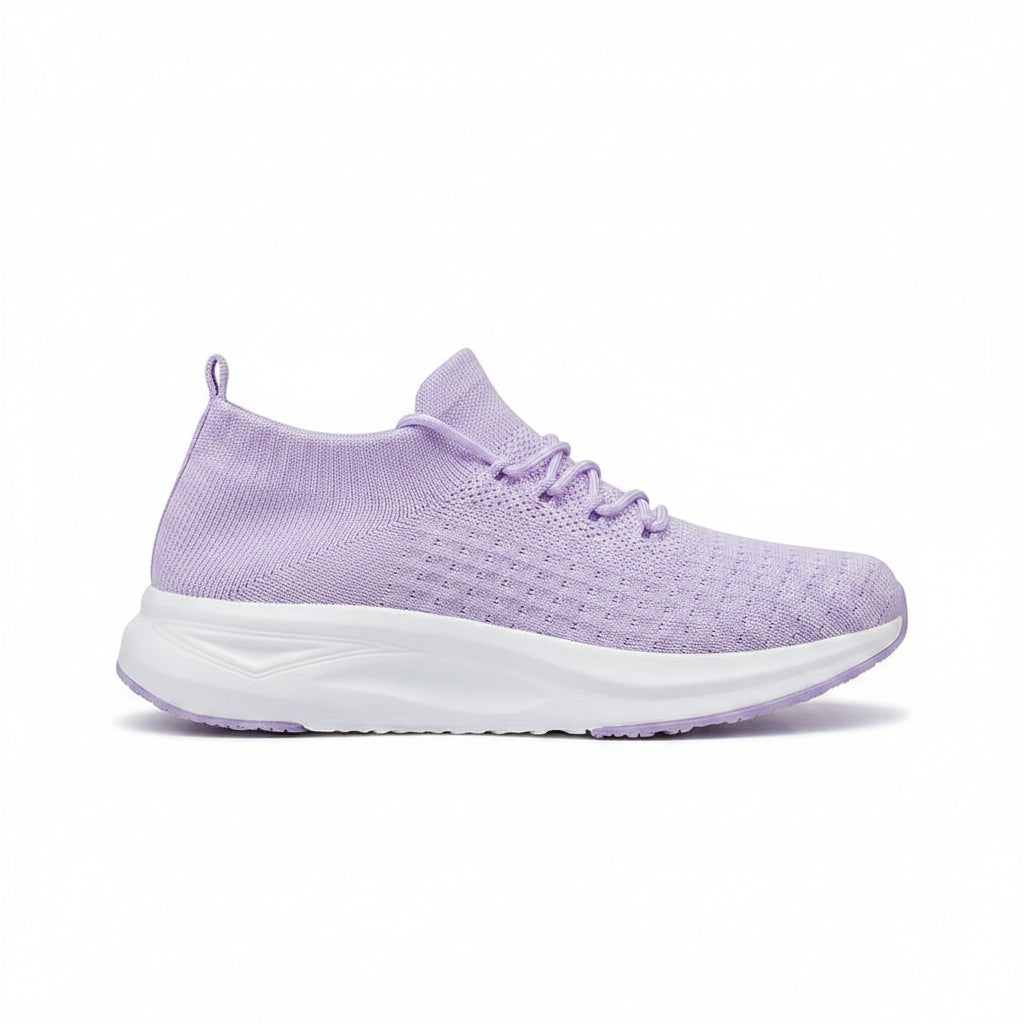 Women's Slip-On Walking Shoes – Comfort Sock Sneakers