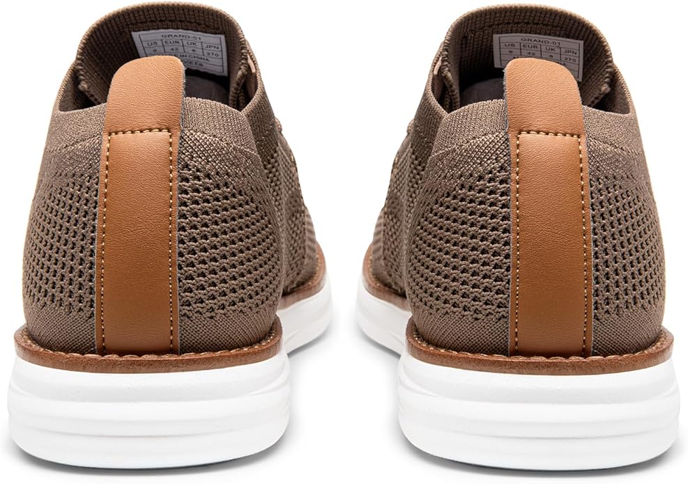 Bruno Marc Men's KnitFlex Breeze Mesh Sneakers – Lace-Up Lightweight Casual Walking Shoes