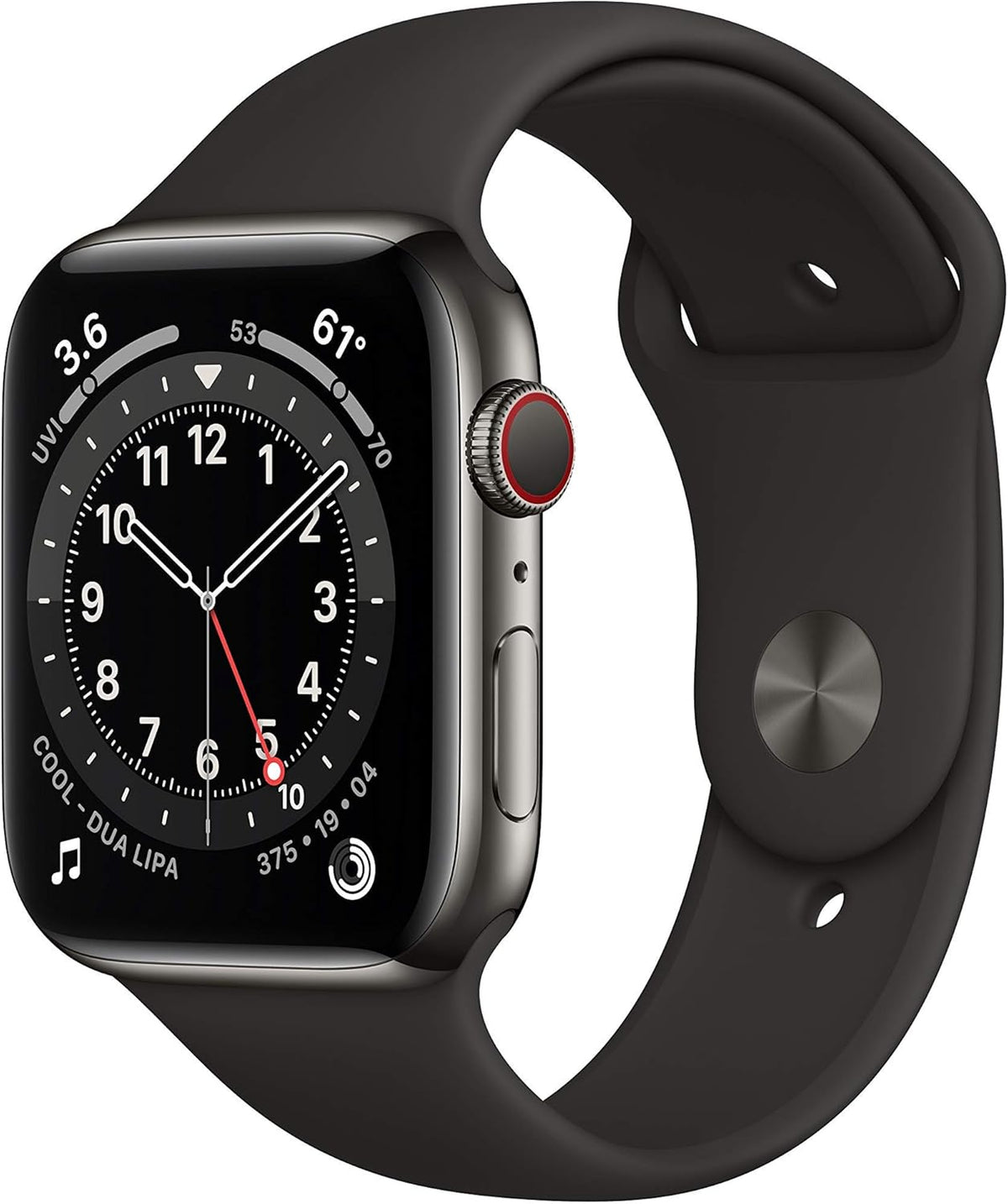 Apple Watch Series 6 44mm Stainless Steel GPS + Cellular