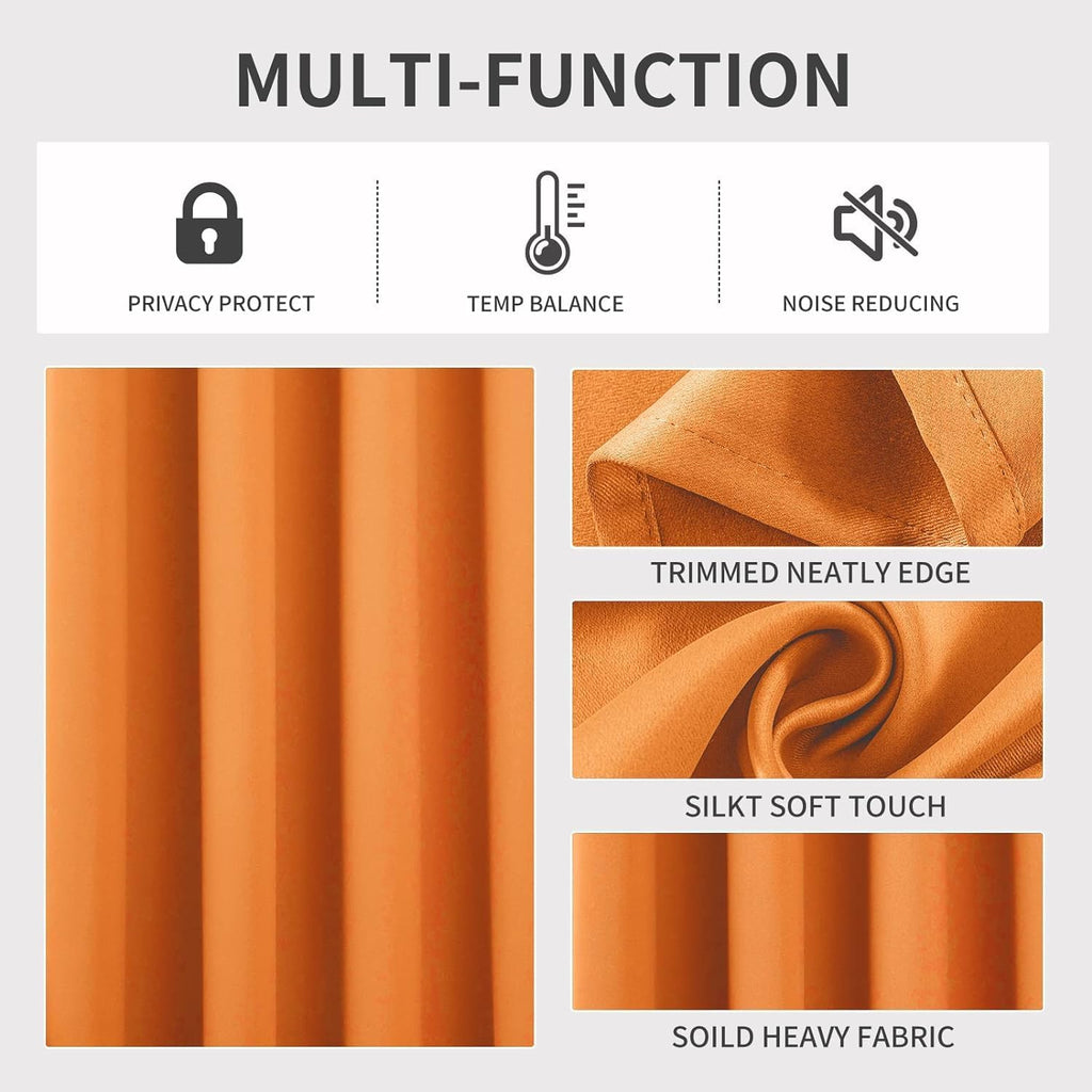 2 Pack - 55'' X 84'' Solid Thermal Blackout Panels (19 Colors)