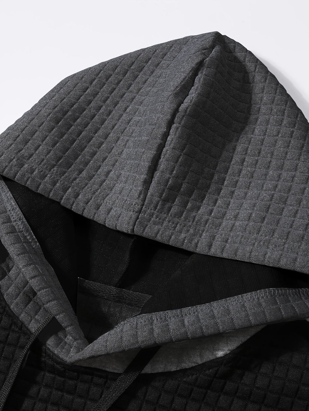 Rutherford | Textured Colour-Block Hoodie