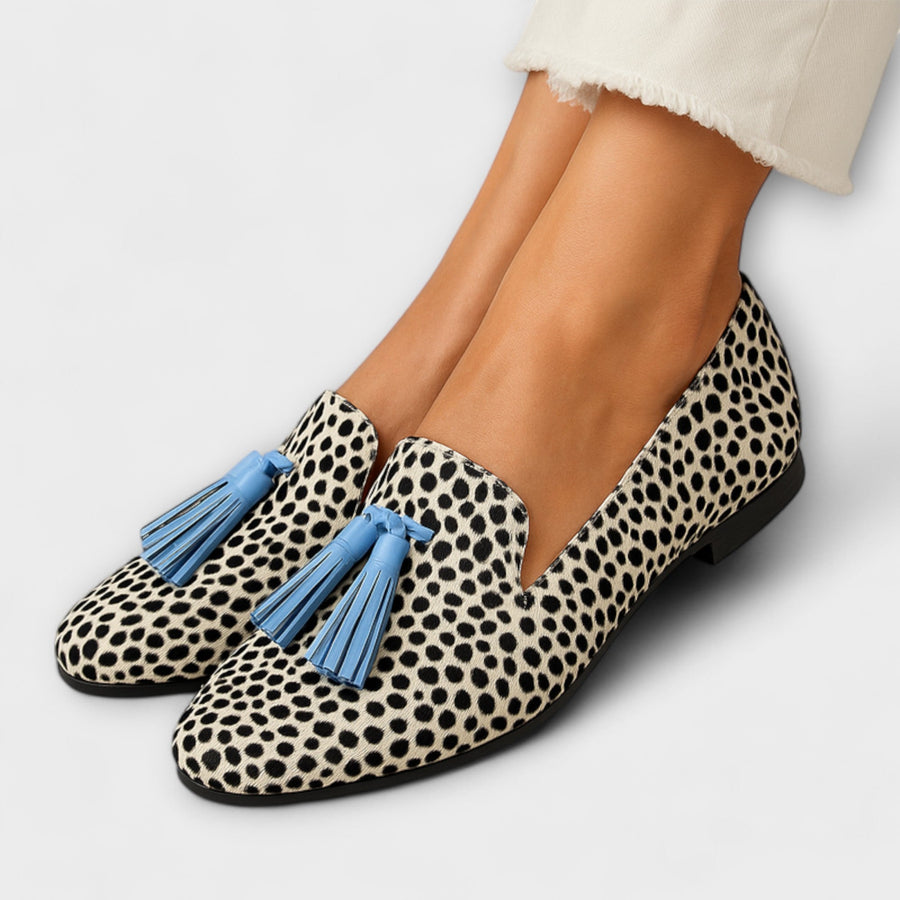 Mira | Stilvolle Slipper mit Fransen