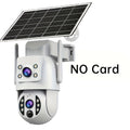 JOOAN RS3 3MP Dual-Lens Solar PTZ Security Camera with 2.4GHz WiFi, 9000mAh Battery and No Card