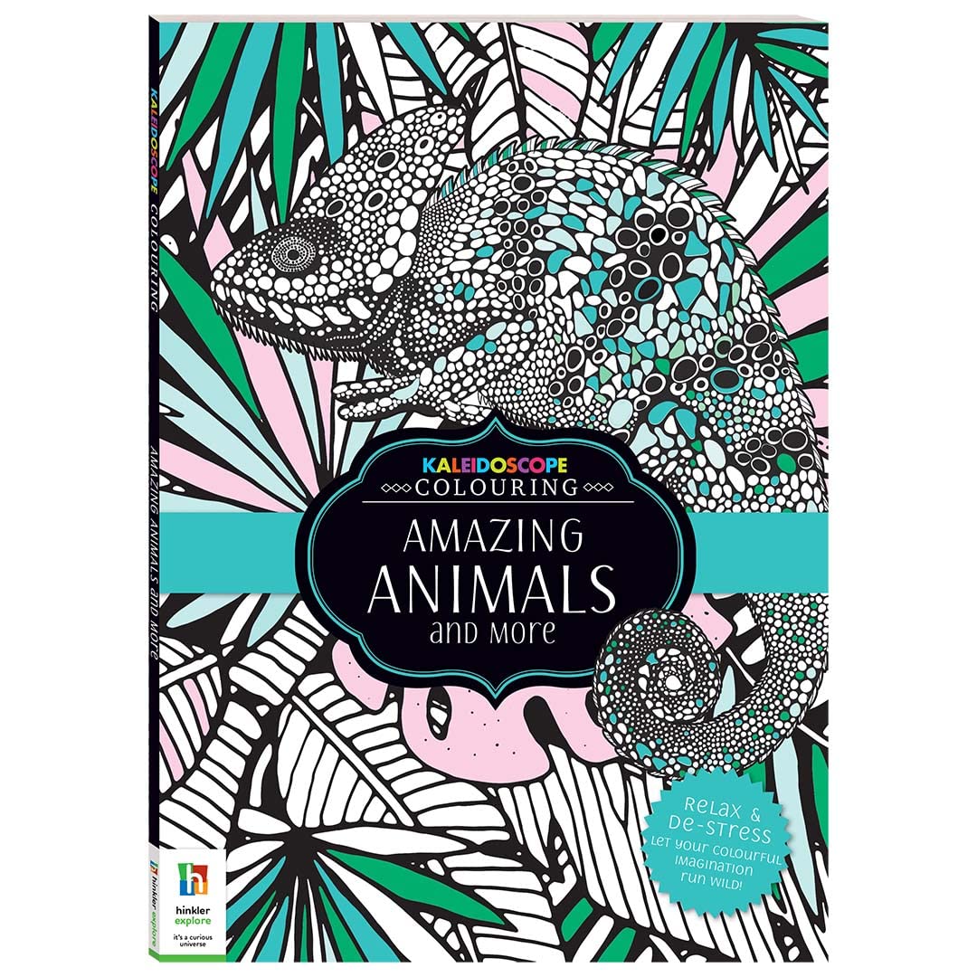 Adult Colouring Book – Amazing Animals