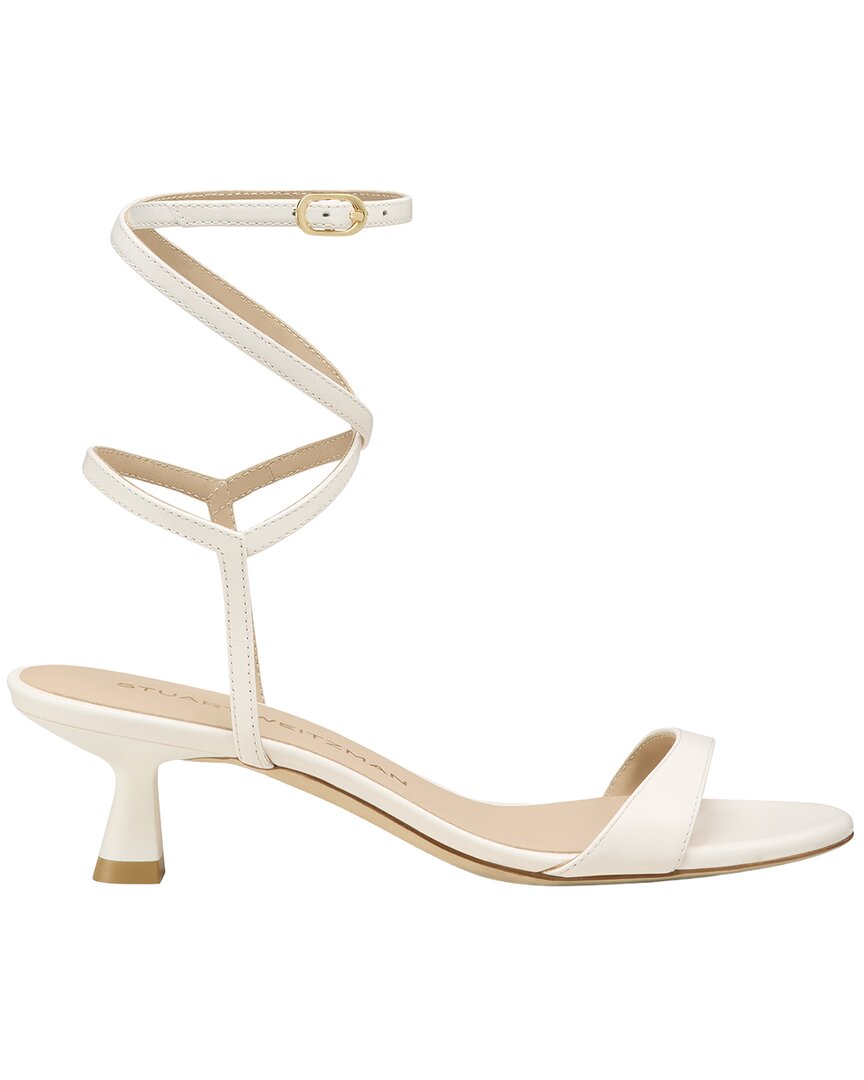 Stuart Weitzman Nudist Wrap 50 Leather Sandal