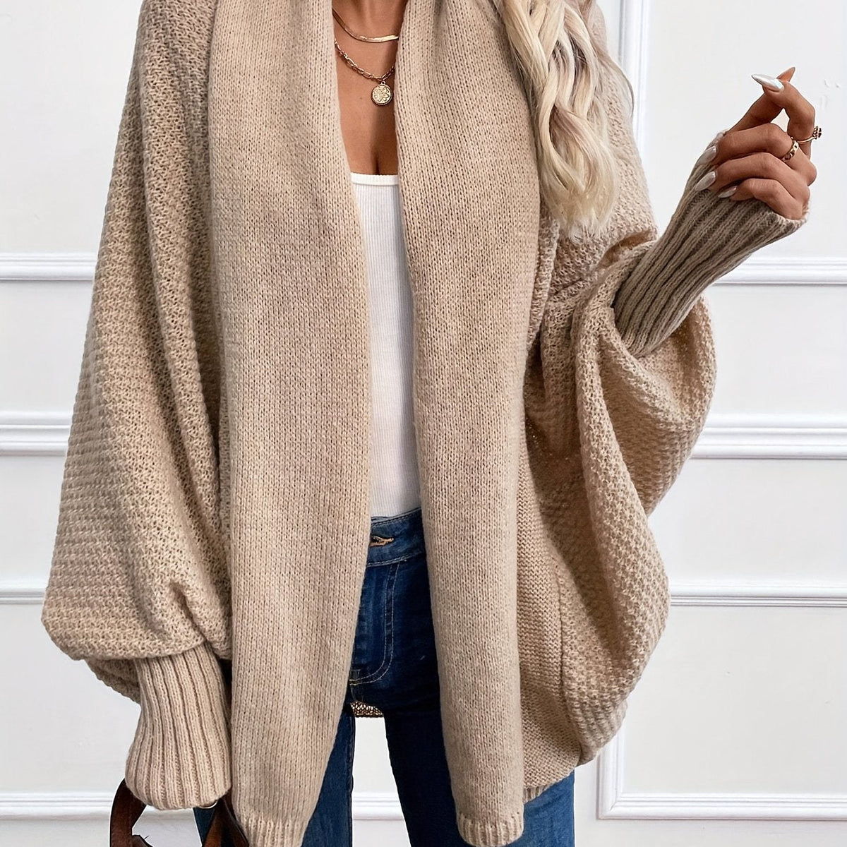Odessa | Cardigan mit drapiertem Schalkragen