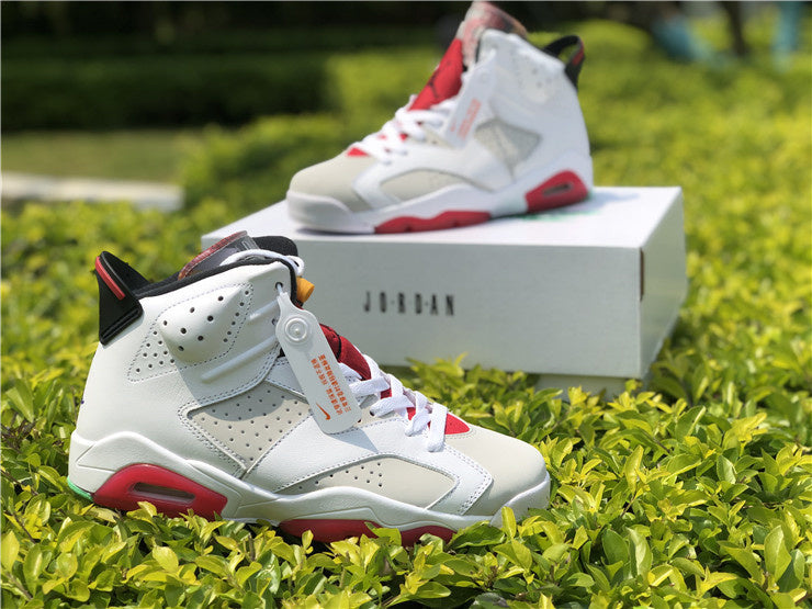 Air Jordan 6 Retro Hare – White / True Red / Black (Space Jam Bugs Bunny)