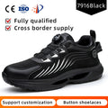 Men’s Slip-On Steel Toe Safety Shoes – Anti-Slip, Anti-Smash Work Footwear
