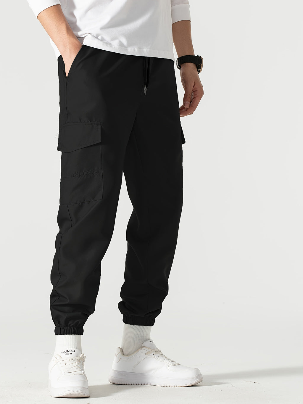 Warren | Legere Cargo-Jogginghosen