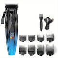 Hair Clipper Cordless Ceramic-Blade Trimmer with 7000RPM Motor, Eight Guide Combs and Three Colors