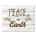 Peace on Earth Sprigs Gallery-Wrapped Canvas Wall Art