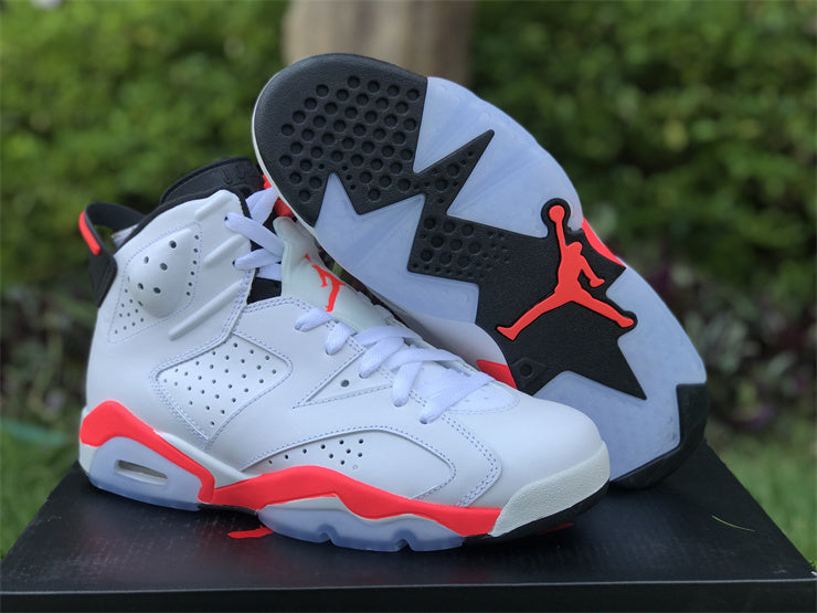 Air Jordan 6 Retro White Infrared – White / Infrared / Black