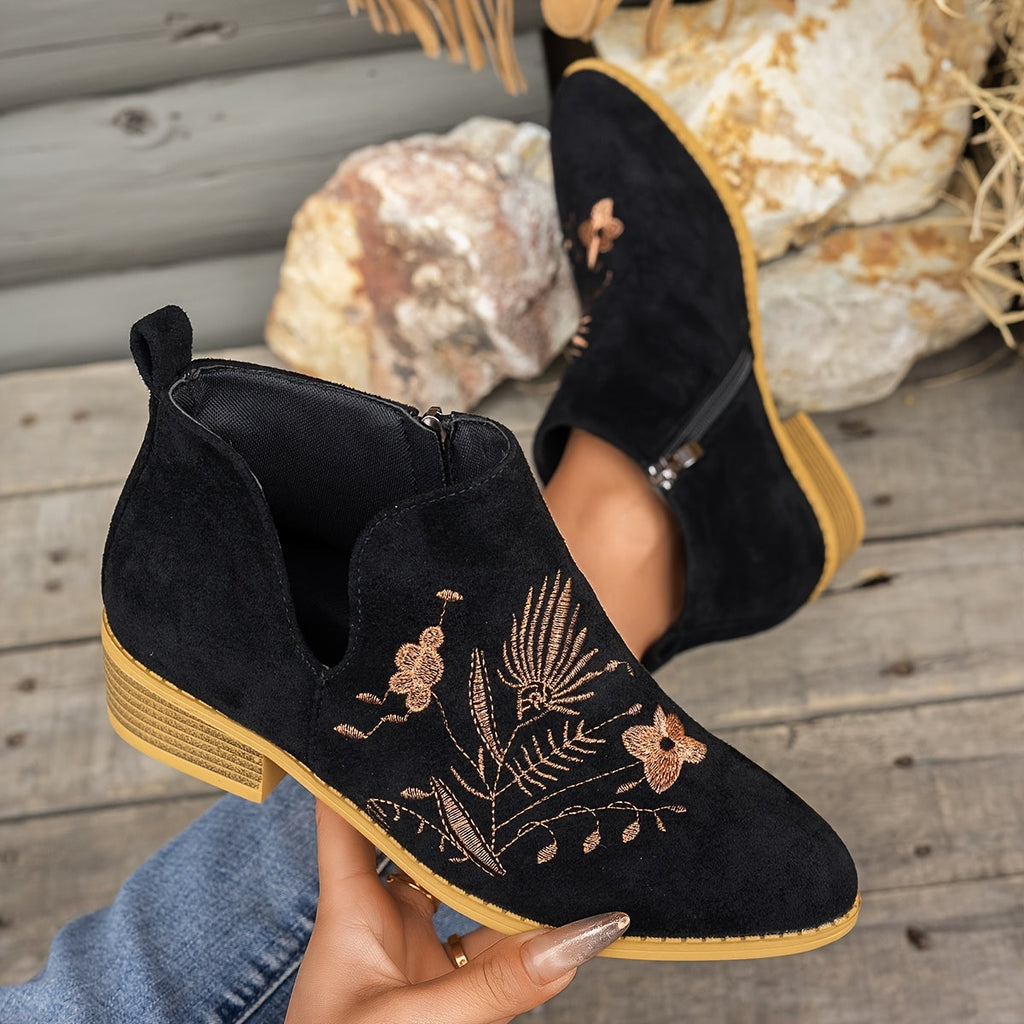 Josephine | Bestickte Stiefeletten