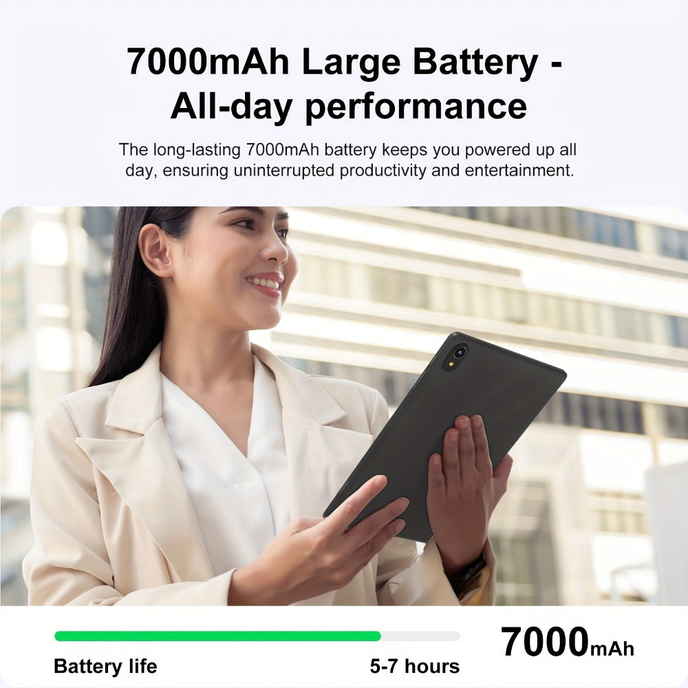 Android Tablet 11-Inch Business Model with Android 15, Octa-Core CPU, WiFi 6 and RAM or Storage Options