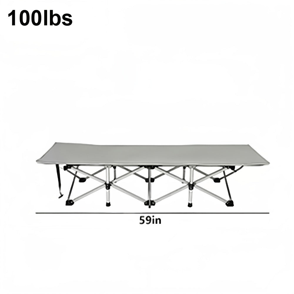 75-Inch Oversized Folding Bed with Tool-Free Assembly for Bedroom Comfort and Support