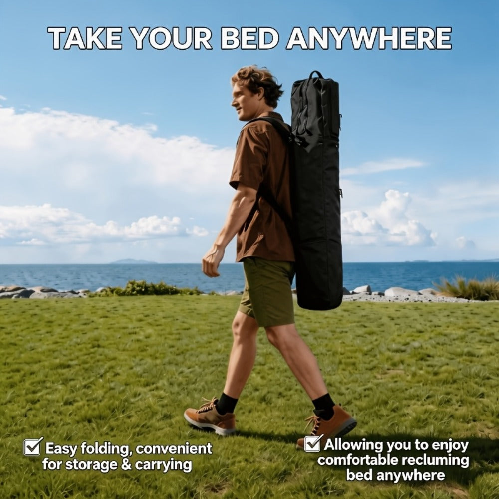 75-Inch Oversized Folding Bed with Tool-Free Assembly for Bedroom Comfort and Support