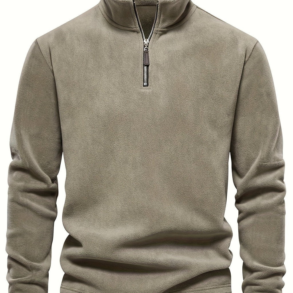 Fraser | Half-Zip-Pullover mit Stehkragen