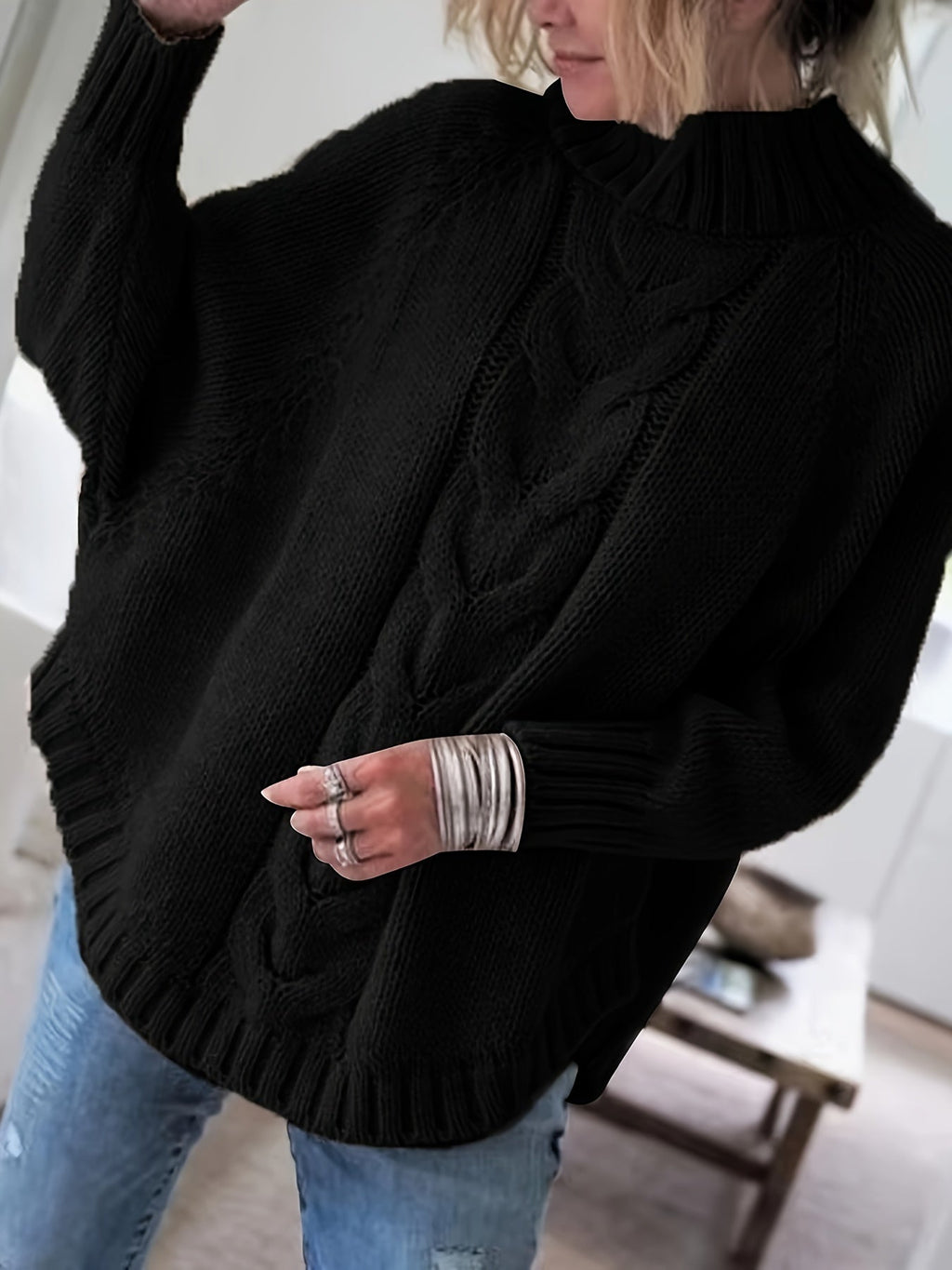 Matilda | Gemütlicher Stehkragenpullover