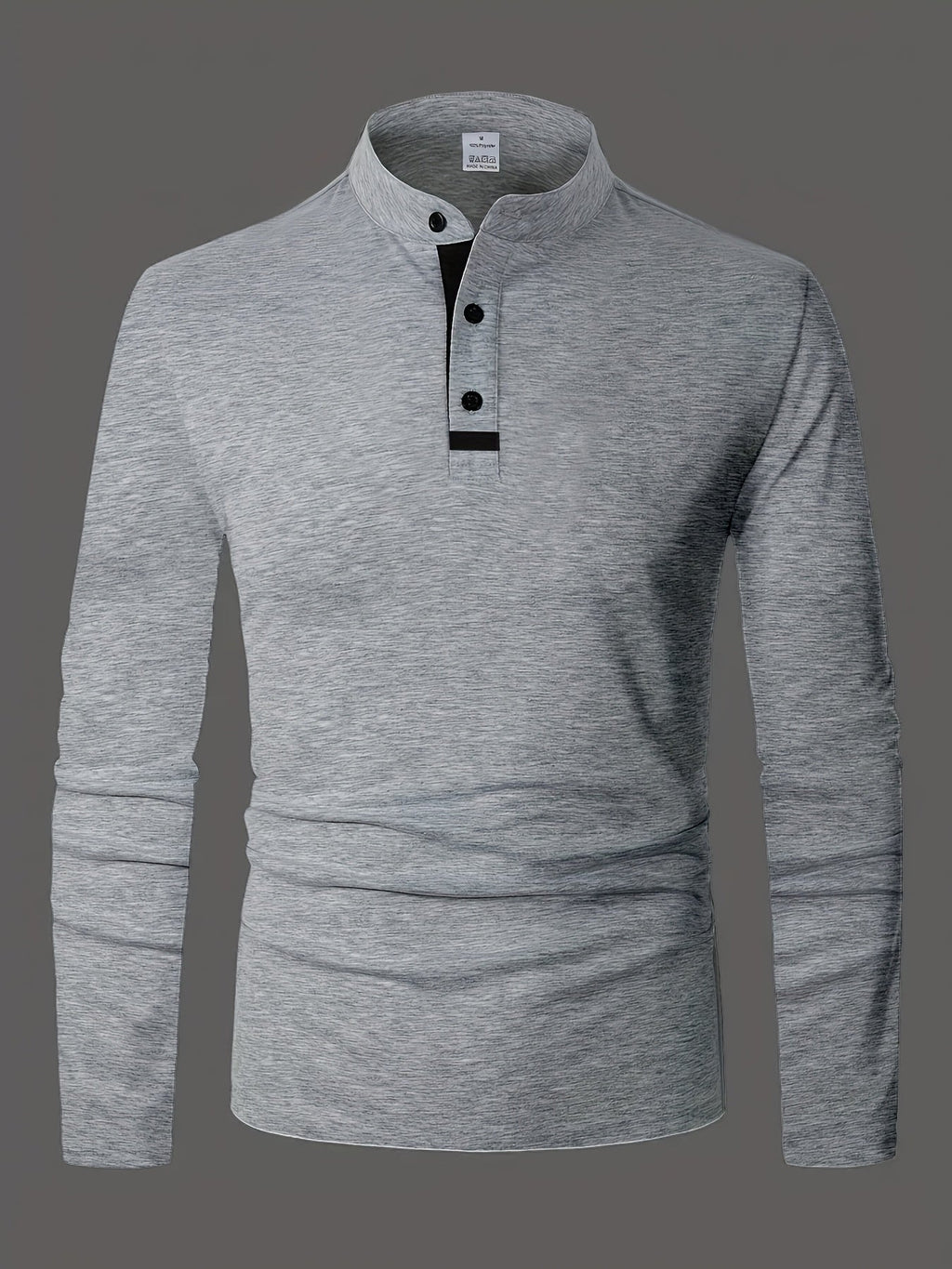 Reginald | Refined Long-Sleeve Henley Shirt