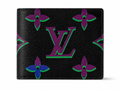 Louis Vuitton Multiple Wallet – Monogram Giant Wild at Heart Black Purple Green