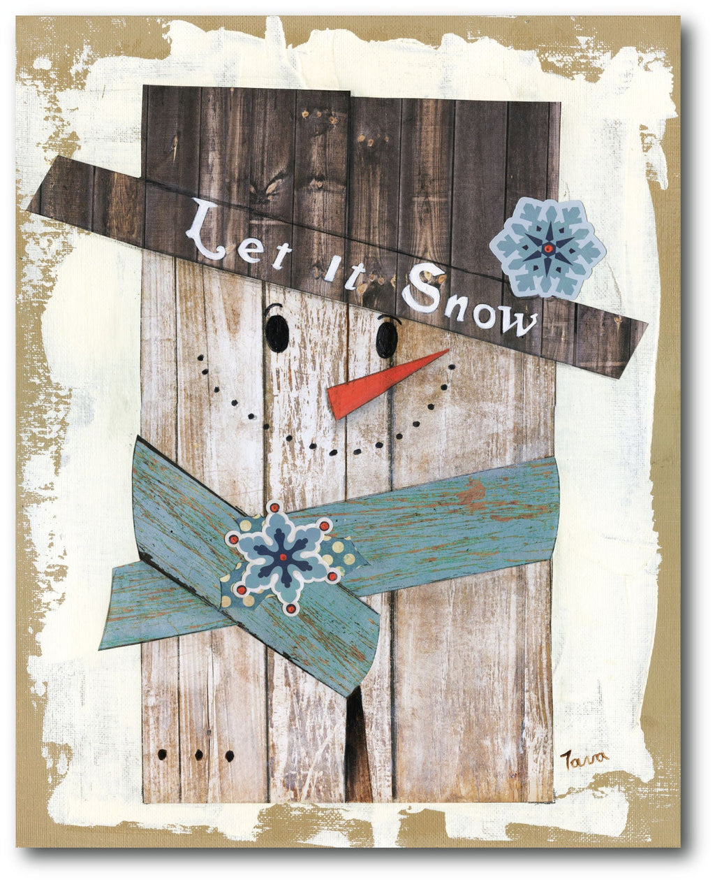 Snowman Gallery-Wrapped Canvas Wall Art