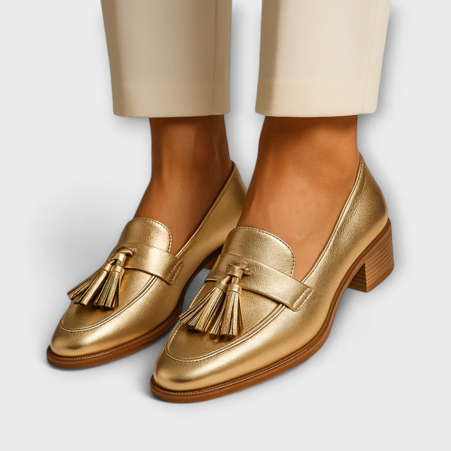 Celeste | Elegante Loafer mit goldener Quaste