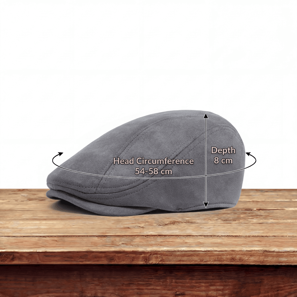 Samuel | Klassische Flatcap aus Wildleder