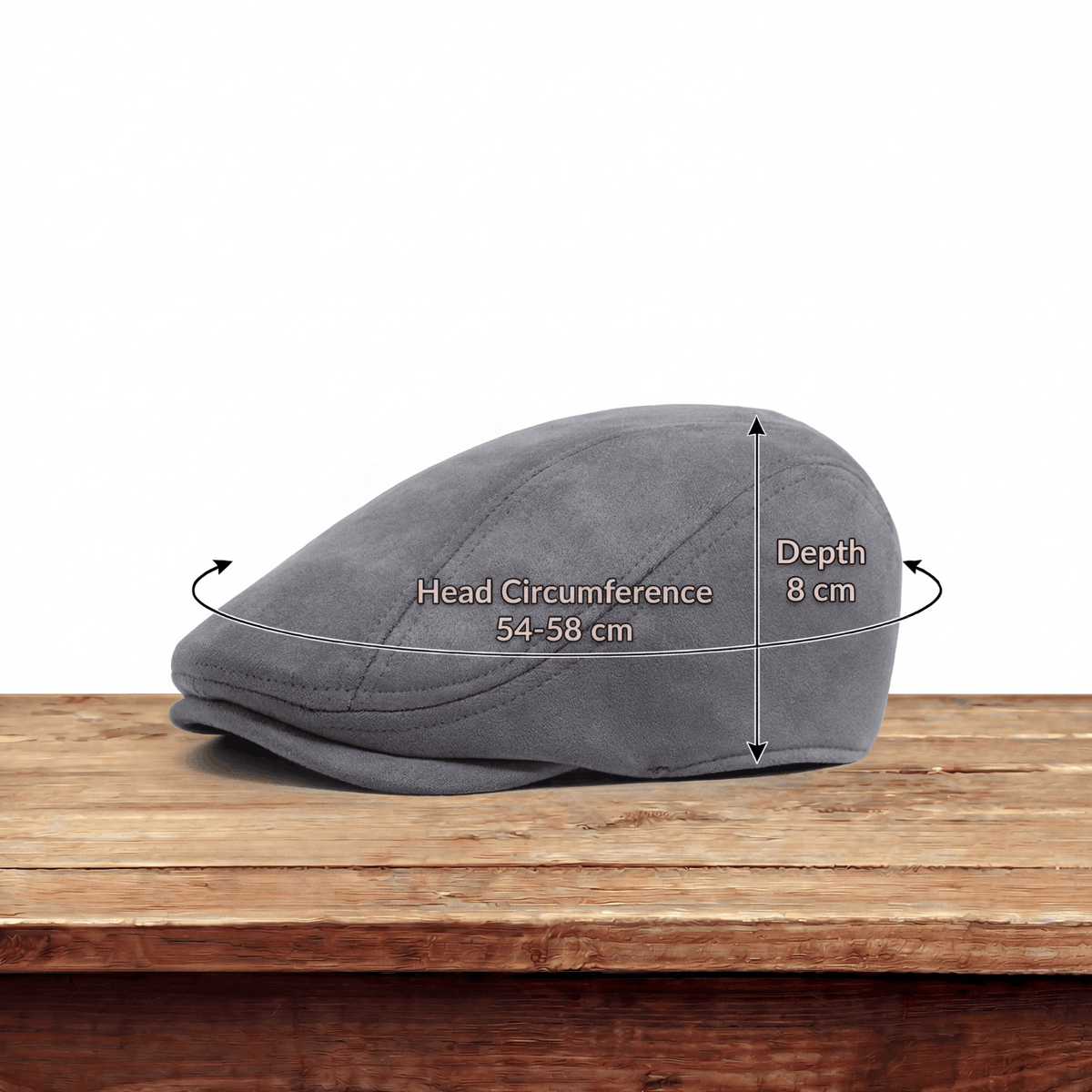 Samuel | Klassische Flatcap aus Wildleder