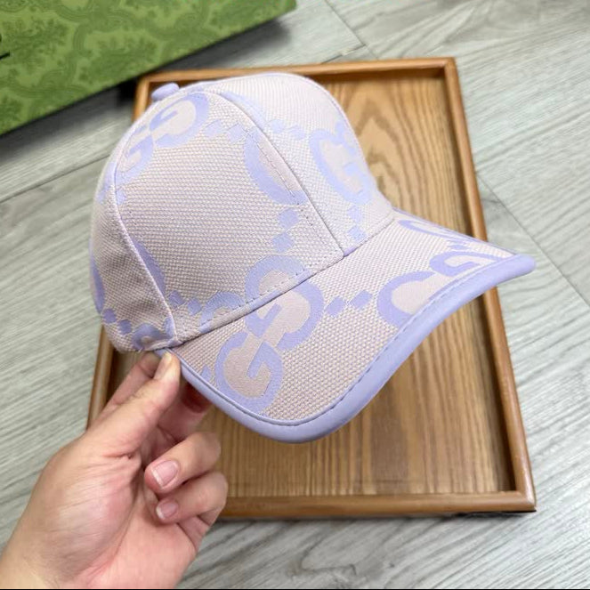 Lavender Monogram Canvas Baseball Cap
