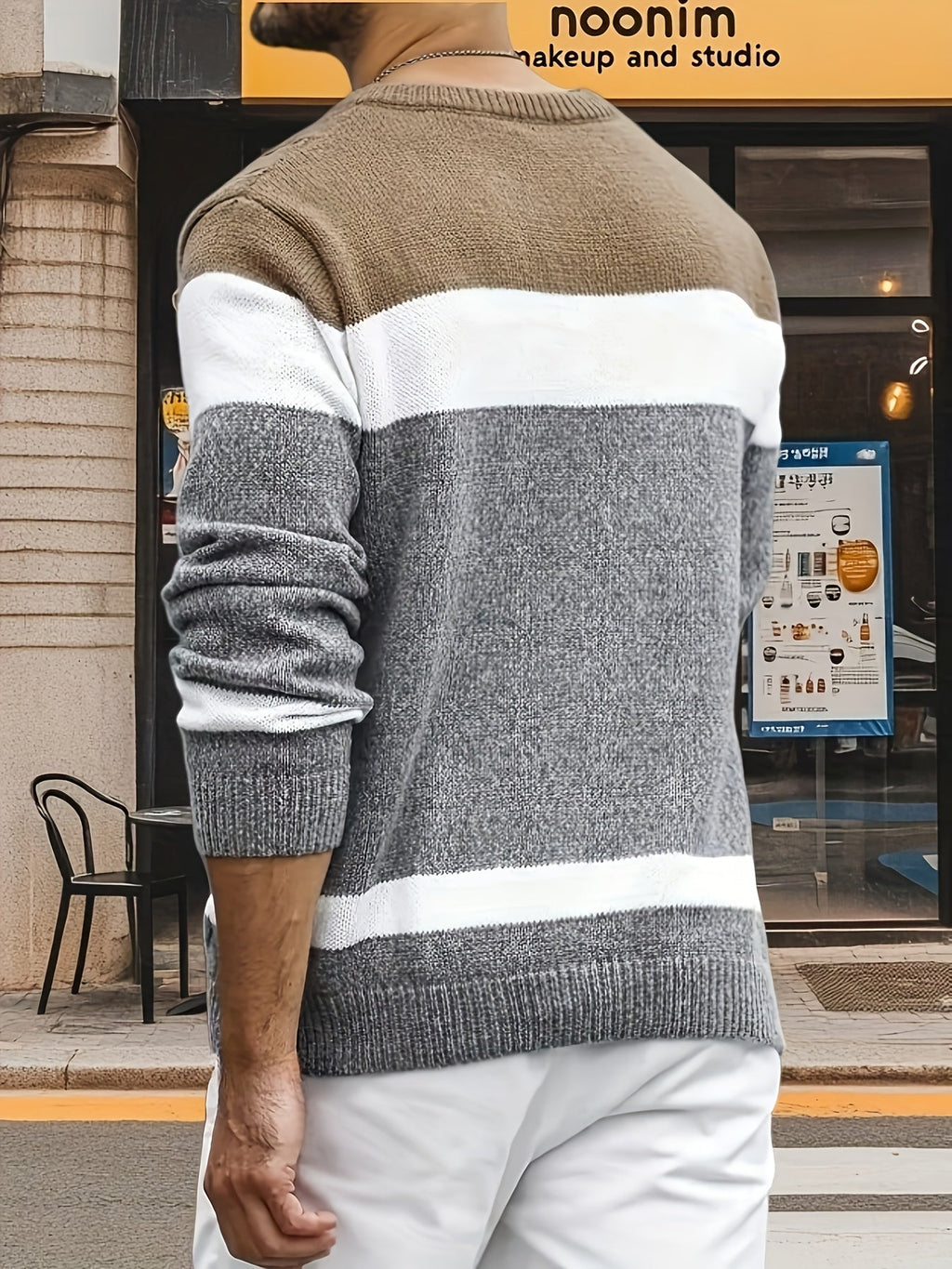 Bradley | Strukturierter Zopfmuster-Pullover