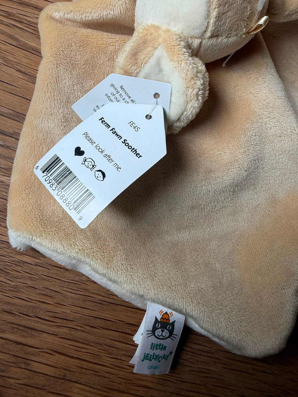 Jellycat Ferm Fawn Soother | Tag Print Error | Rare Find