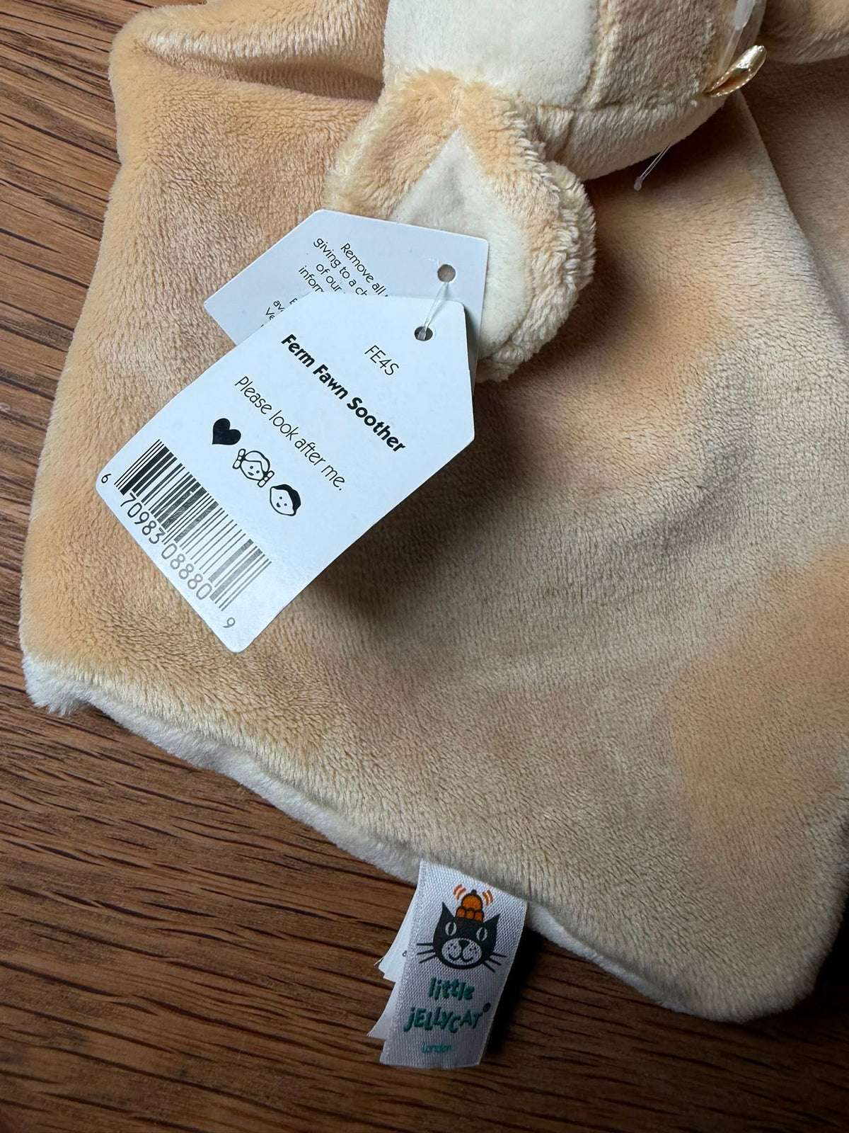Jellycat Ferm Fawn Soother | Tag Print Error | Rare Find