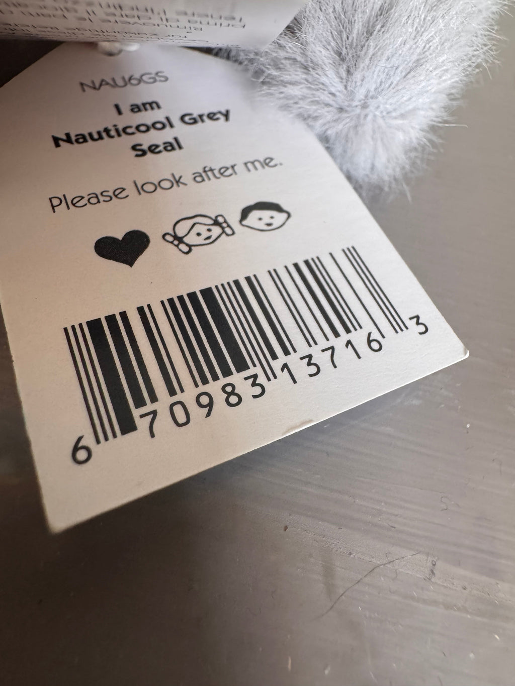 Jellycat Nauticool Grey Seal