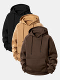 3 Pieces  Basic Hoodies
