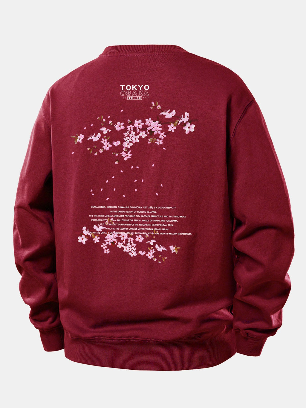 Tokyo Osaka Print Relax Fit Sweatshirt