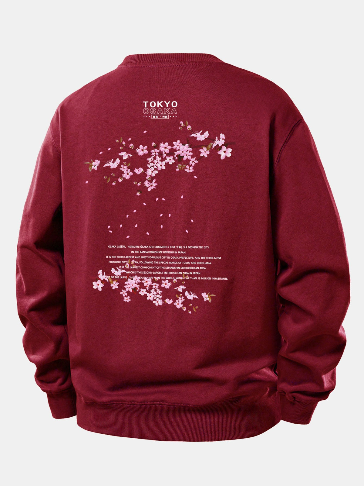 Tokyo Osaka Print Relax Fit Sweatshirt
