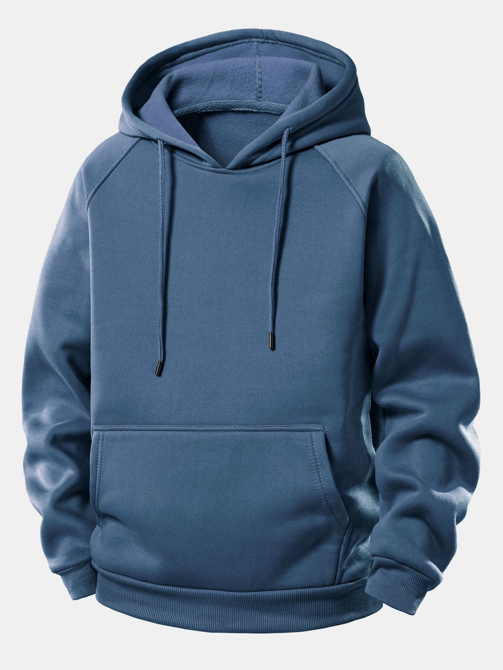 Koi Fish Lotus Print Drawstring Hoodie