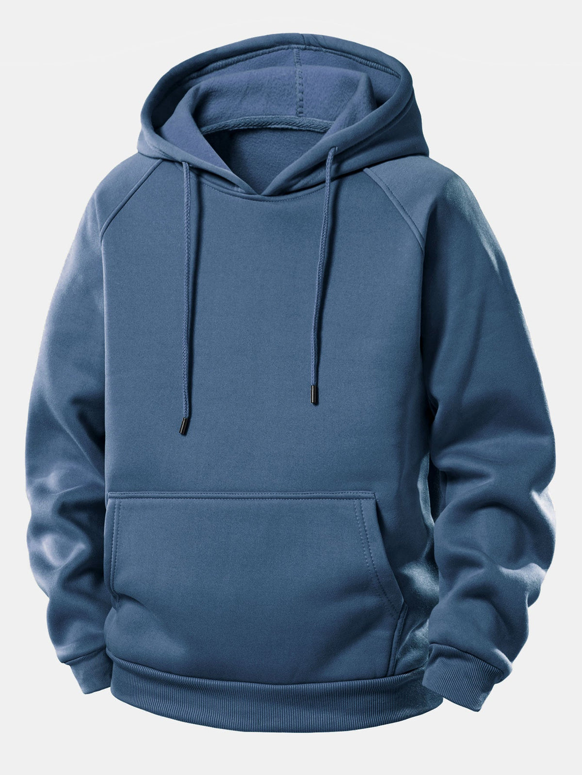 Koi Fish Lotus Print Drawstring Hoodie