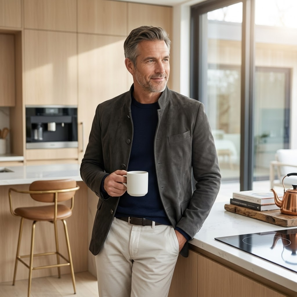Godfrey | Legerer moderner Strickcardigan