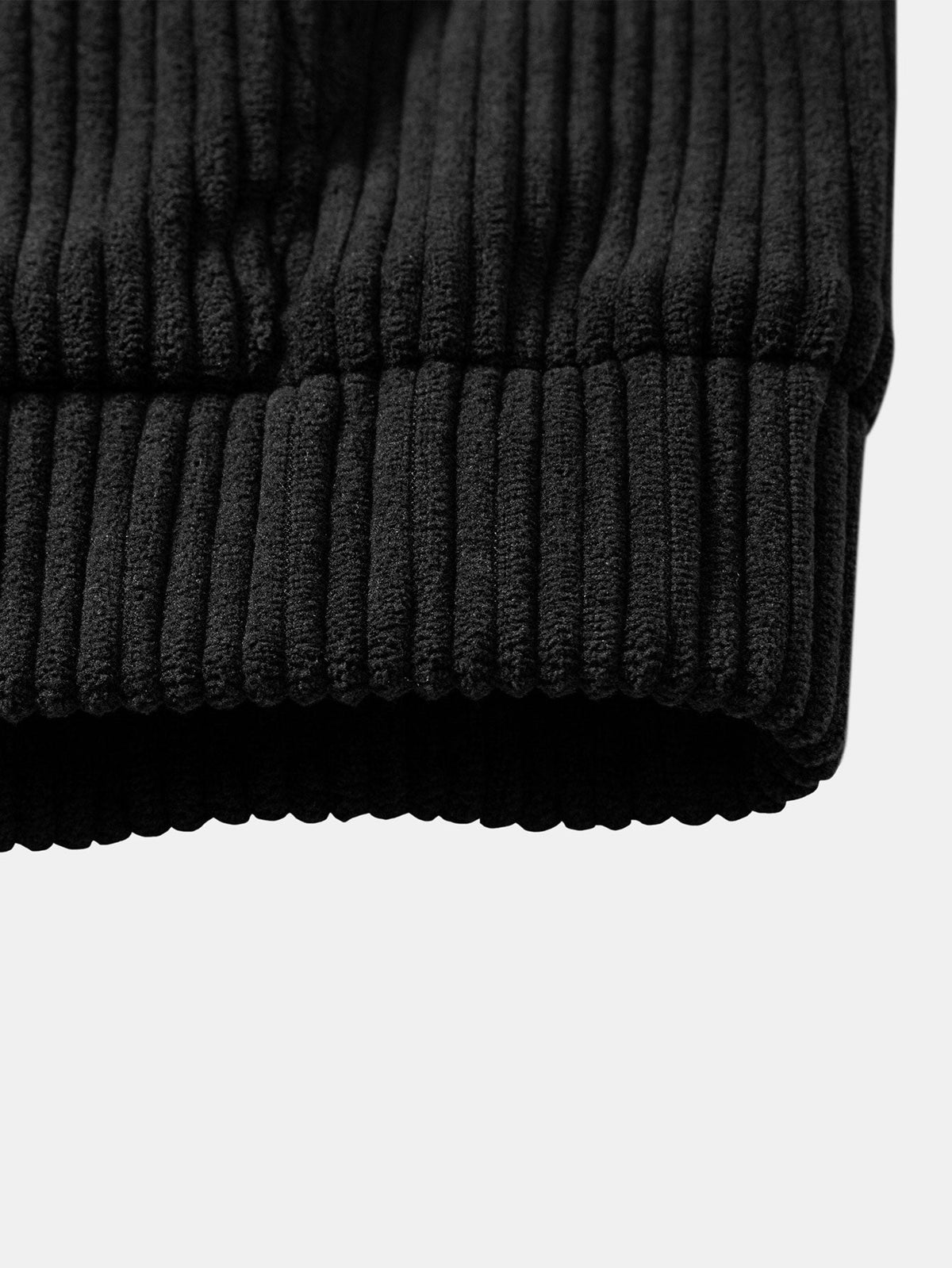 Corduroy Zip-Up Hoodie