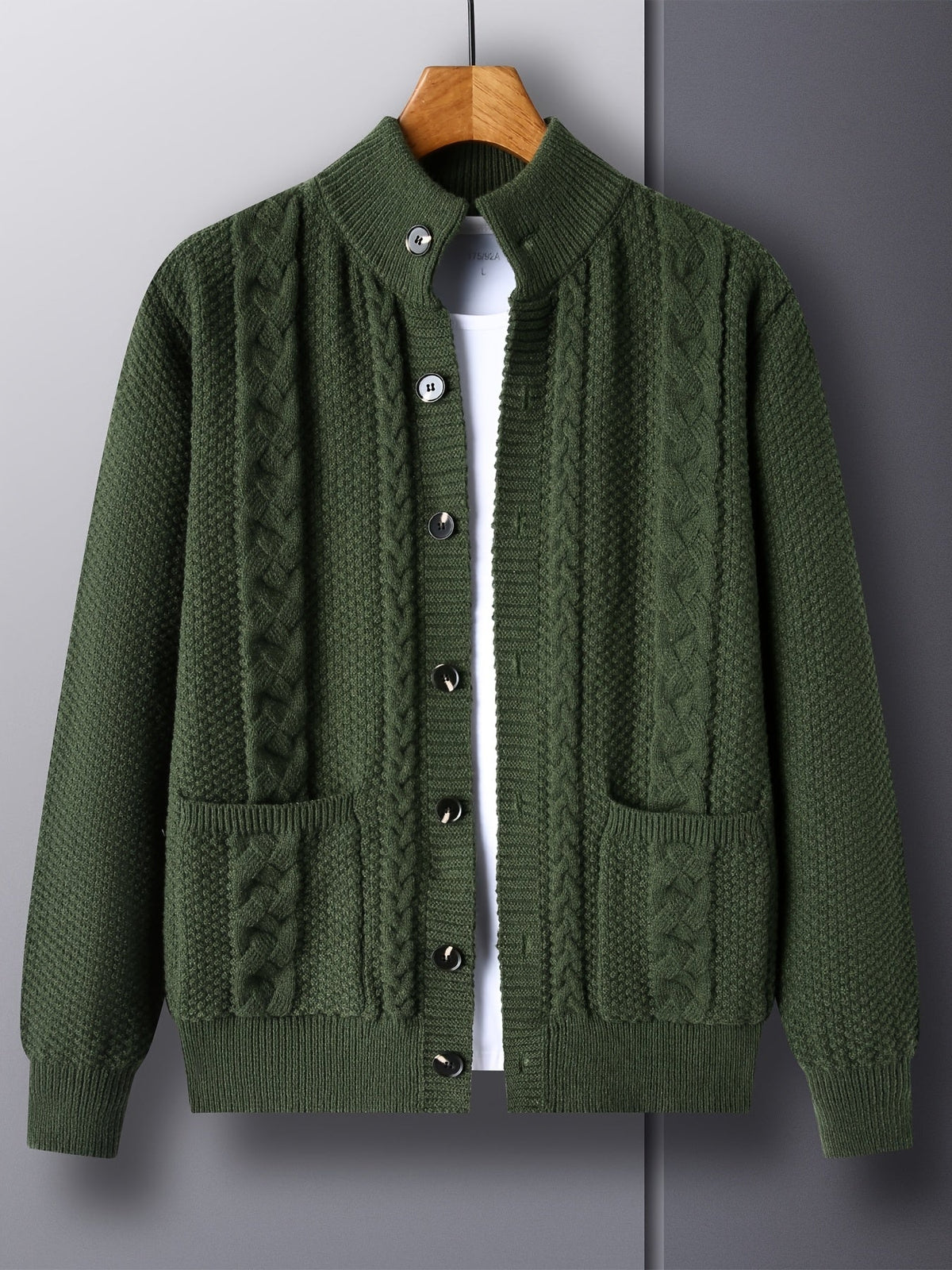 Percival | Textured Button-Front Cardigan