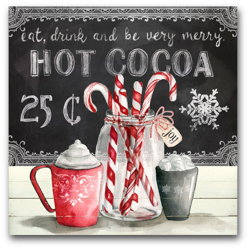 Peppermint Cocoa Gallery-Wrapped Canvas Wall Art