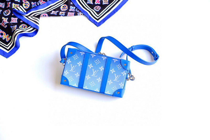 Louis Vuitton Soft Trunk Mini Crossbody – Monogram Clouds Blue