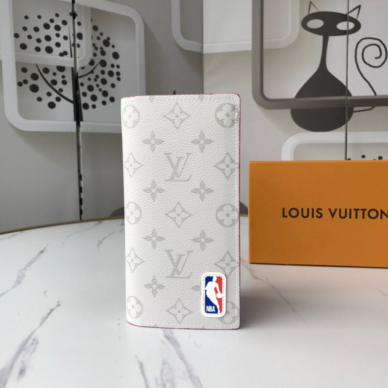 Louis Vuitton x NBA Brazza Wallet – Monogram White