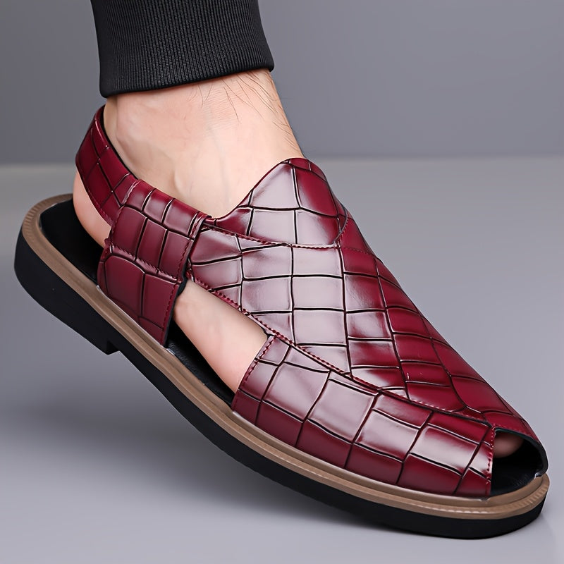 Nathaniel | Slipper-Sandalen in Flechtoptik