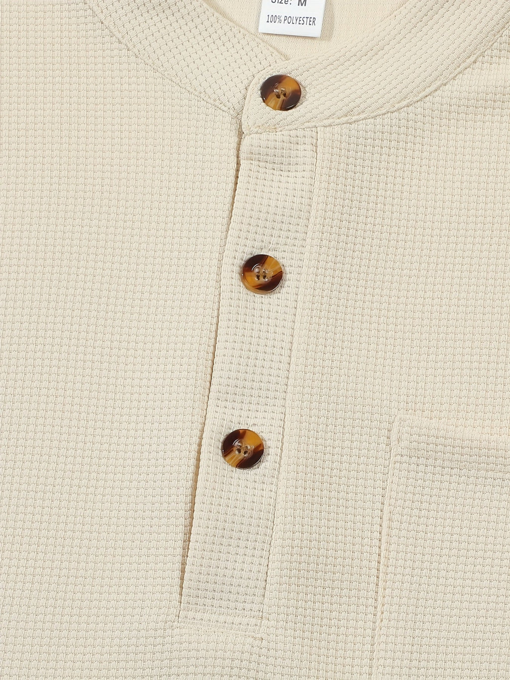 Dawson | Textured Long-Sleeve Henley Shirt