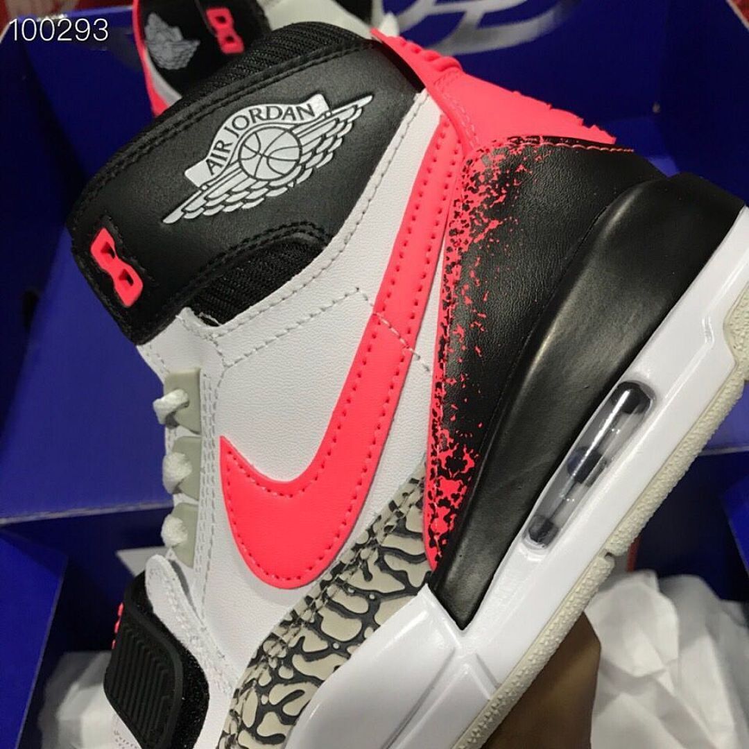 Air Jordan Legacy 312 Hot Punch – White / Hot Punch / Black / Cement