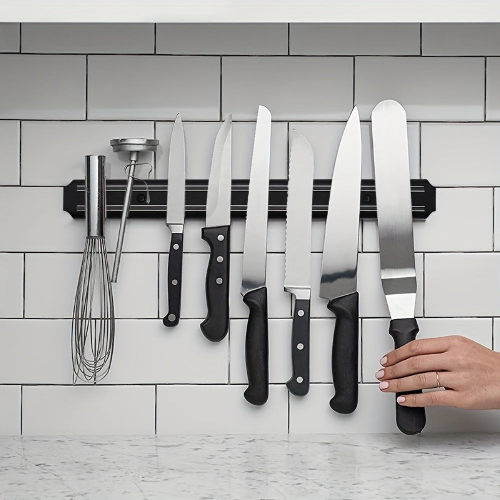 Magnetic Knife Holder Wall Mount 20 Inch - Strong Magnetic Knife Bar Strip for Kitchen, Space-Saving Knife Rack for Knives
