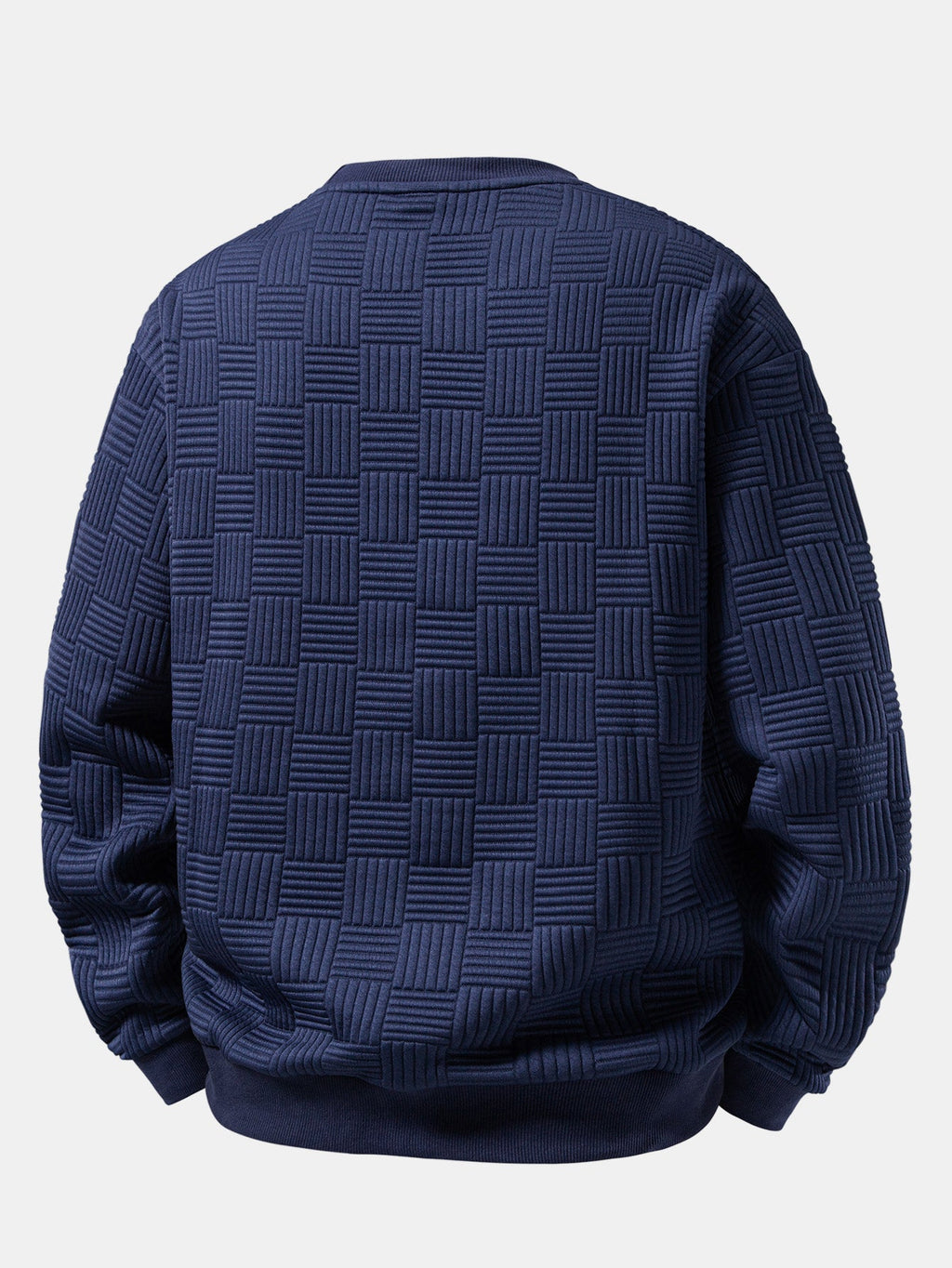 Relaxed Fit Stripe Jacquard Sweatshirt